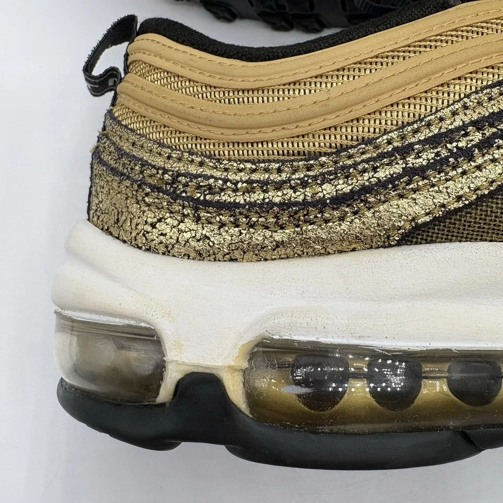 Nike Sneakers‎ Women's GoldAir Max 97 'Cracked Gold' | DO5881 700 2021 Size W 8